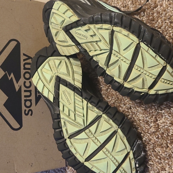 Saucony Excursion TR 10 Women Size 10 Trail Running Sneakers Blue and Black - Picture 4 of 4